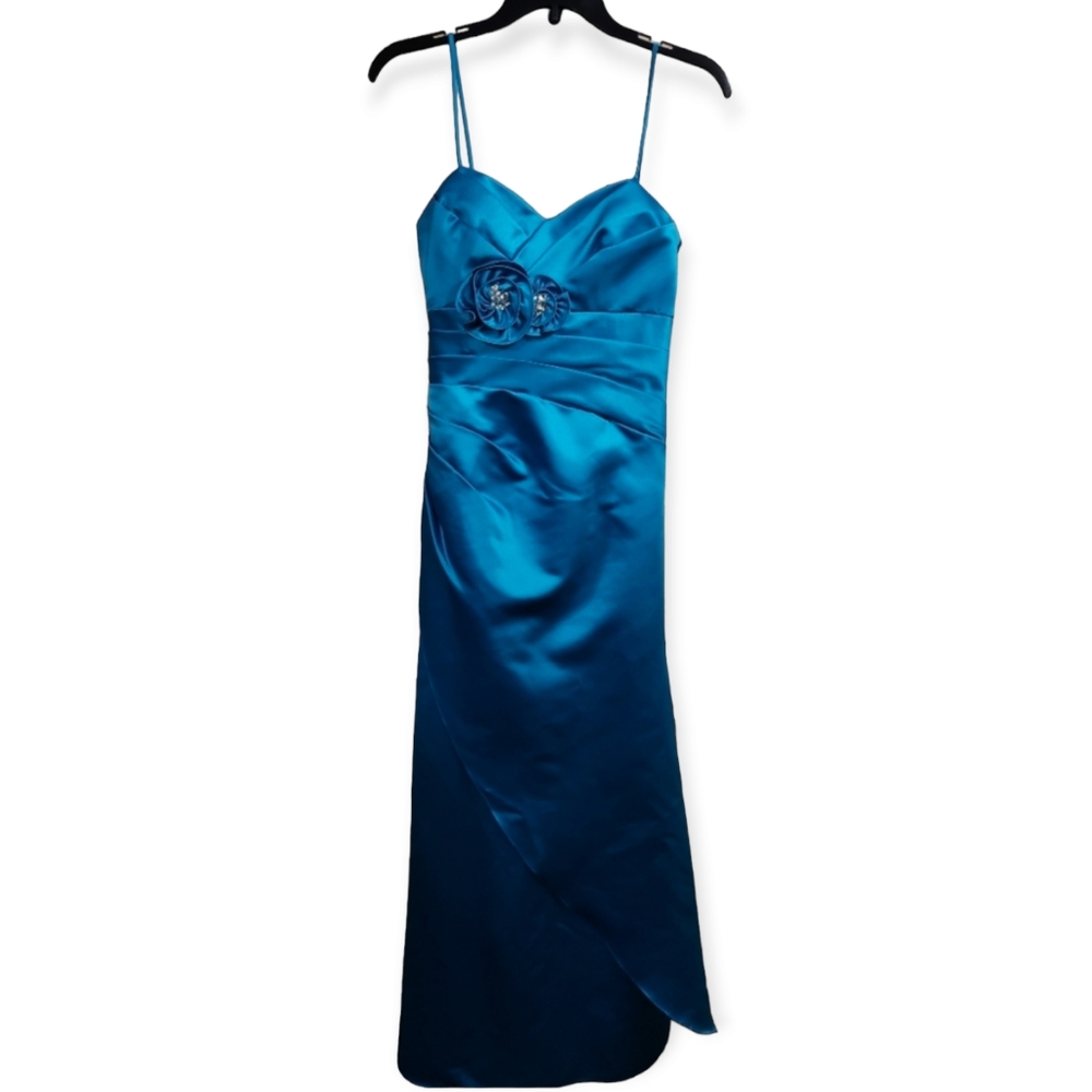 Belsoie evening gown / prom dress - 6 - bright blue/teal